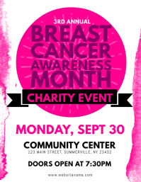 breast cancer poster templates