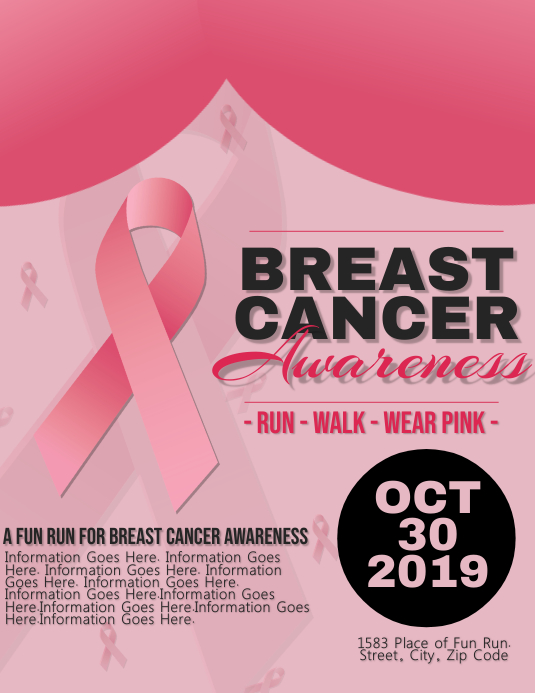Breast Cancer Awareness Flyer Template | PosterMyWall