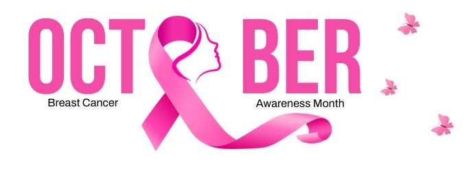 Breast Cancer Awareness Flyer Template Fotografia de capa do Facebook