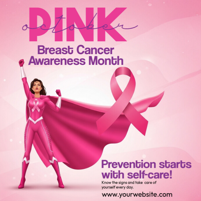 Copy of Breast Cancer Awareness Instagram Post | PosterMyWall