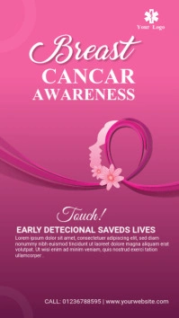 Breast Cancer Awareness Instagram Story Instagram-Story template