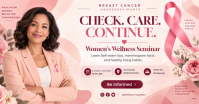 Putih Breast Cancer Awareness ภาพที่แชร์บน Facebook Template