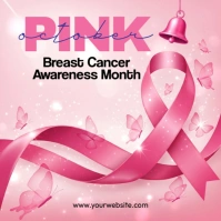 Breast Cancer Awareness Month Template Quadrado (1:1)
