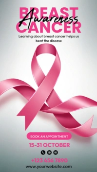 Breast Cancer Awareness Month Template Instagram Story