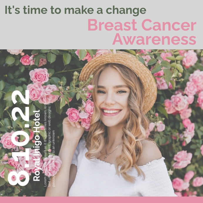 Copy of Breast Cancer Awareness Template | PosterMyWall