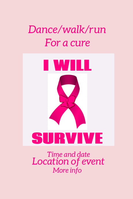 BREAST CANCER AWARNESS Template | PosterMyWall