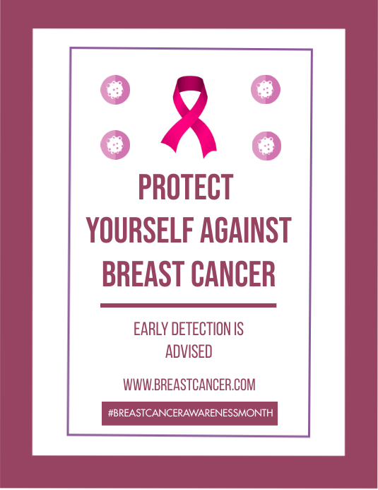 Copy of BREAST CANCER AWARNESS | PosterMyWall