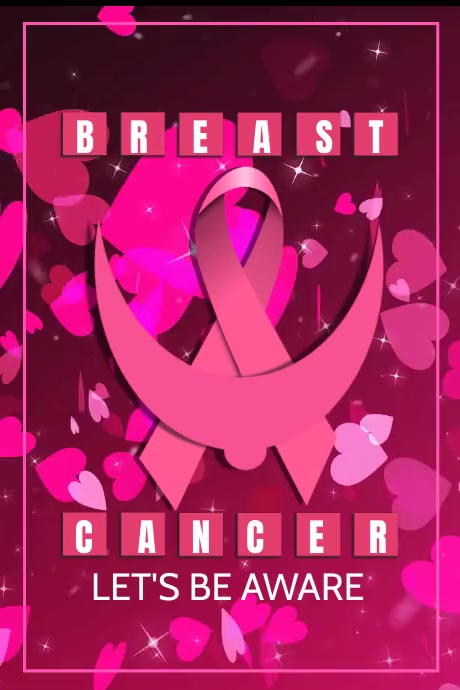 breast cancer awarness poster template | PosterMyWall