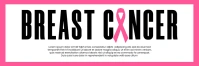 Breast Cancer Banner Banner 2' × 6' template