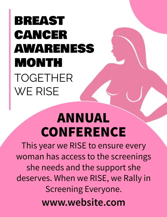 Breast Cancer Conference Template | PosterMyWall