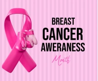 Breast cancer Middelgrote rechthoek template