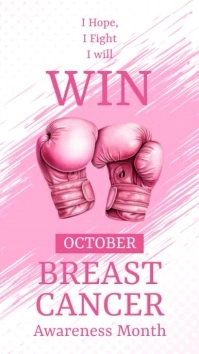 Breast Cancer Instagram Story template