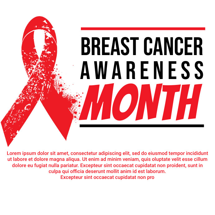 Breast Cancer Template | PosterMyWall