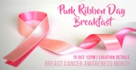 Breast Cancer Okładka wydarzenia na Facebooku template