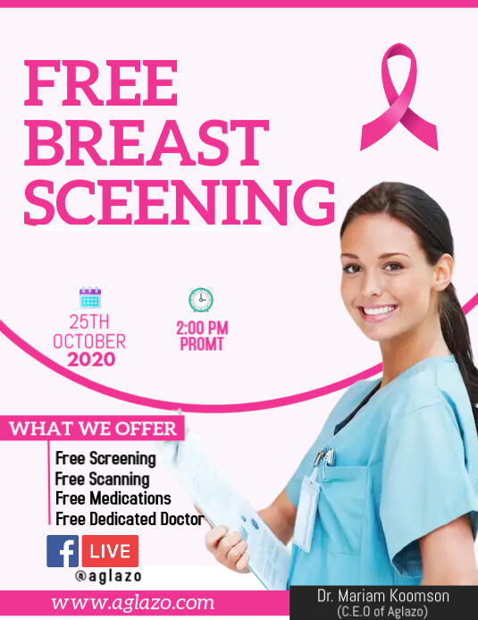 Copy of Breast Cancer Event Template PosterMyWall