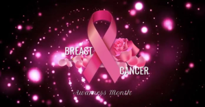 Black Breast Cancer Awareness Facebook Shared Image Template
