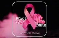 Breast cancer flyer Tabloid template