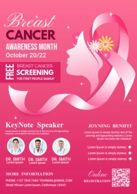 Breast Cancer Flyer A3 template