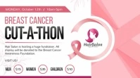 Breast Cancer Fundraiser Digital Display Vide template
