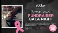 Breast Cancer Fundraiser Facebook Cover Video Film w tle na Facebooka (16:9) template