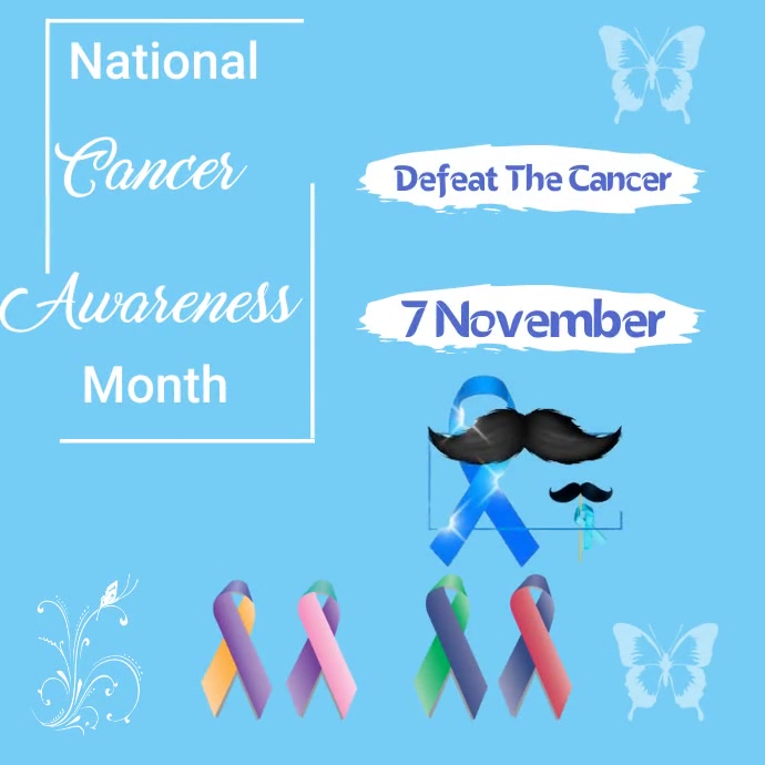 national cancer awareness day instagram video post template