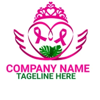 breast cancer logo template