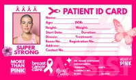 Breast Cancer Patient ID Card Template 标记