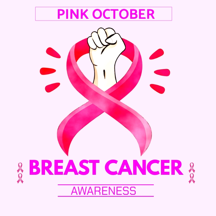Copy of Breast Cancer Pink October | PosterMyWall