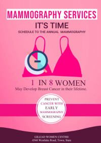 Mammogram Mammography Breast Cancer Screening Template | PosterMyWall