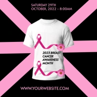 breast cancer flyer Logo template