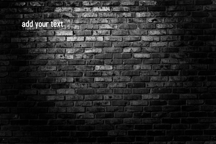Brick Wall Template PosterMyWall