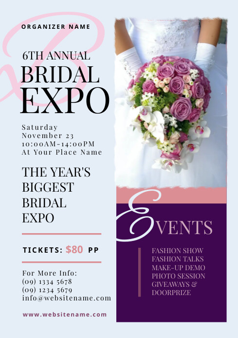 Bridal Expo Flyer Template Postermywall