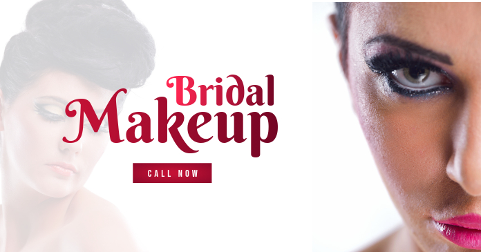 Bridal makeup Template Imagem partilhada do Facebook