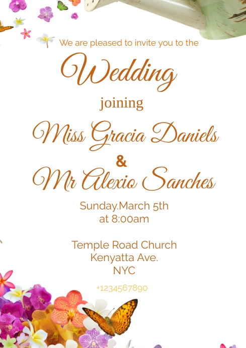 BRIDAL PARTY Template | PosterMyWall