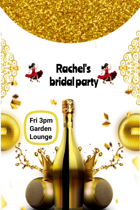 Bridal Party Template PosterMyWall