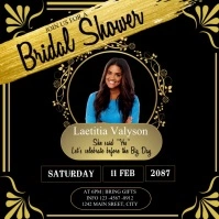 BRIDAL party invitation Template, bridal show Instagram 帖子