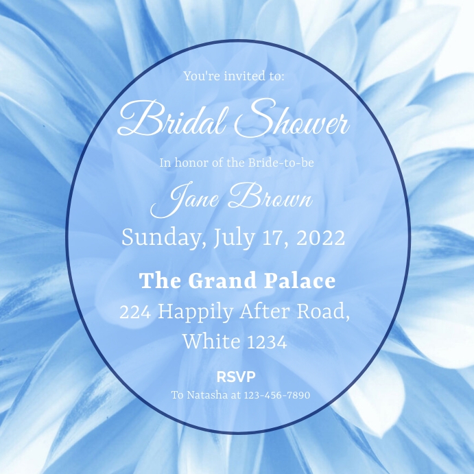 Bridal Shower Template PosterMyWall
