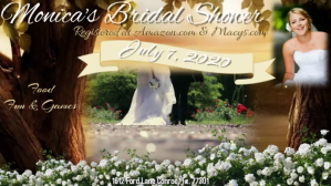 BRIDAL SHOWER Digitalt display (16:9) template