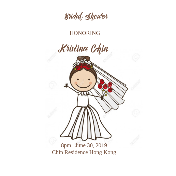 Bridal Shower 01 Template Postermywall