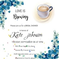 Bridal Shower Invite Template Message Instagram