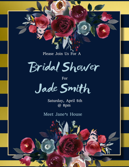 Bridal Shower Template PosterMyWall