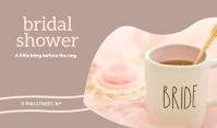 Bridal Shower Tag template