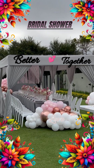Bridal shower template Instagram 快拍