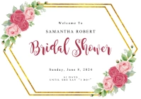 Bridal Shower Welcome Sign Template A1