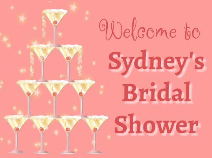 Bridal Shower Yard Sign Tanda Halaman template