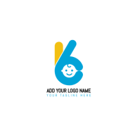 Bright/baby/technology/icon/symbol/unique/identity/symbol/simple/elegant/6 Logo/hand/finger/logotype template