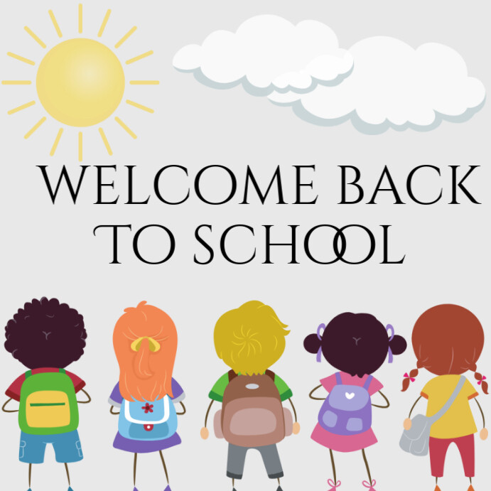 Bright School Post Instagram 帖子 template