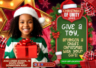 Bring Joy to Christmas 2025 A4 template