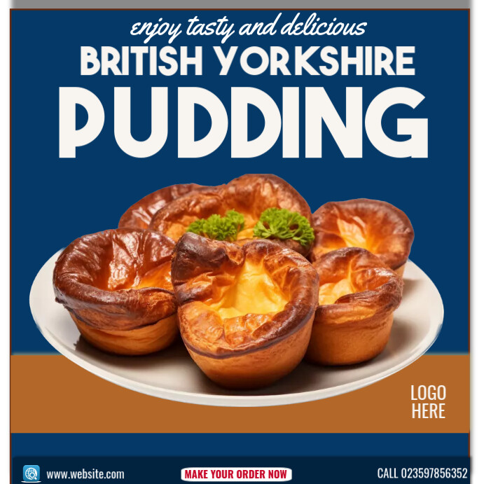 british yorkshire pudding day Template PosterMyWall