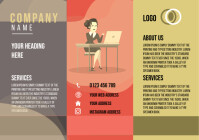 Business Service Product Information Brochure Template | PosterMyWall